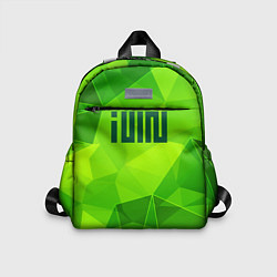 Детский рюкзак Gidle green poly, цвет: 3D-принт