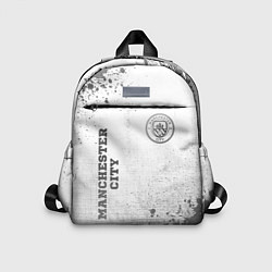 Детский рюкзак Manchester City - white gradient вертикально, цвет: 3D-принт