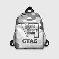 Детский рюкзак GTA6 - white gradient, цвет: 3D-принт