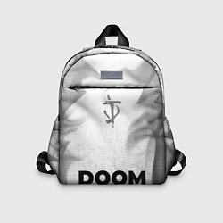 Детский рюкзак Doom - white gradient по-центру, цвет: 3D-принт