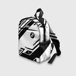 Детский рюкзак BMW geometry black, цвет: 3D-принт — фото 2