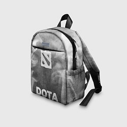 Детский рюкзак Dota - grey gradient по-центру, цвет: 3D-принт — фото 2