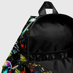 Детский рюкзак ACDC рок монстры, цвет: 3D-принт — фото 2