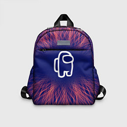 Детский рюкзак Among Us red energy, цвет: 3D-принт