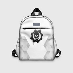 Детский рюкзак Gears of War white poly, цвет: 3D-принт