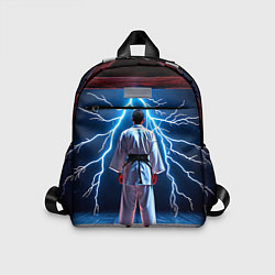 Детский рюкзак Айкидоист и молния, цвет: 3D-принт