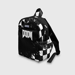 Детский рюкзак Doom краски клетка, цвет: 3D-принт — фото 2