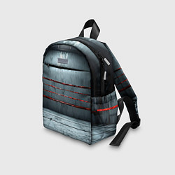 Детский рюкзак Серый ринг, цвет: 3D-принт — фото 2