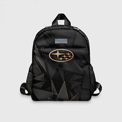 Детский рюкзак Subaru golden poly, цвет: 3D-принт