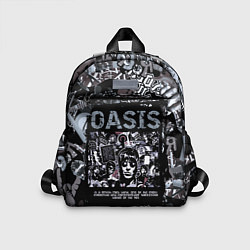 Детский рюкзак Oasis на фоне гитар, цвет: 3D-принт