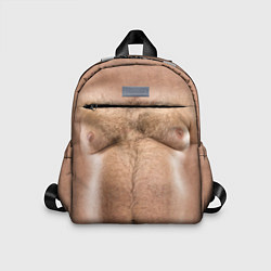 Детский рюкзак Волосатое тело толстяка, цвет: 3D-принт