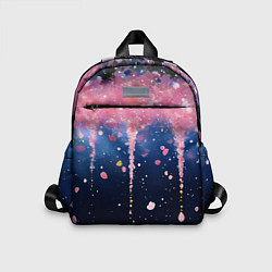Детский рюкзак Розово-синяя текстура, цвет: 3D-принт