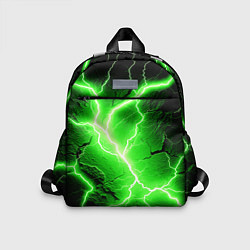 Детский рюкзак Color green black, цвет: 3D-принт