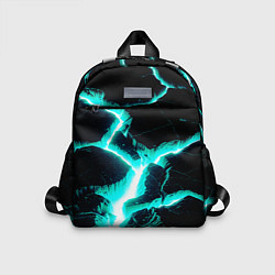 Детский рюкзак Color light blue black, цвет: 3D-принт