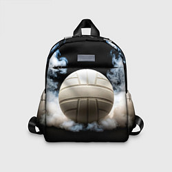 Детский рюкзак Волейбольный мяч в дыму, цвет: 3D-принт