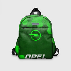 Детский рюкзак Opel - green gradient по-центру, цвет: 3D-принт