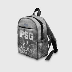 Детский рюкзак PSG - grey gradient посередине, цвет: 3D-принт — фото 2