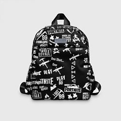Детский рюкзак Черно белые логотипы игр