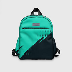 Детский рюкзак Color black light blue, цвет: 3D-принт