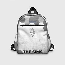 Детский рюкзак The Sims - white gradient по-центру, цвет: 3D-принт