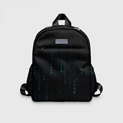 Детский рюкзак Color black blue, цвет: 3D-принт
