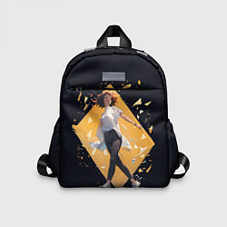Детский рюкзак Стильная девушка в движении, цвет: 3D-принт