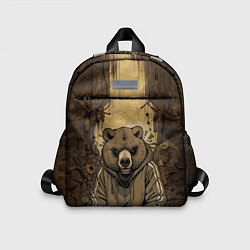 Детский рюкзак Спортивный мишка, цвет: 3D-принт