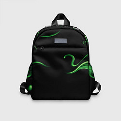 Детский рюкзак The color is light green abstraction