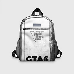 Детский рюкзак GTA6 - white gradient по-центру, цвет: 3D-принт