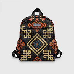 Детский рюкзак Древний узор с защитными символами, цвет: 3D-принт