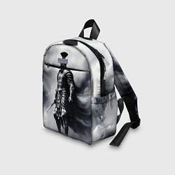 Детский рюкзак Спартанский воин среди львов, цвет: 3D-принт — фото 2