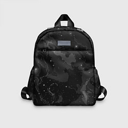 Детский рюкзак Угольный серый простой абстрактный