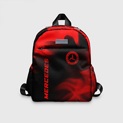 Детский рюкзак Mercedes - red gradient вертикально, цвет: 3D-принт