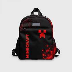 Детский рюкзак Minecraft - red gradient вертикально, цвет: 3D-принт