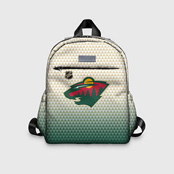 Детский рюкзак Миннесота Уайлд - геометрический градиент, цвет: 3D-принт