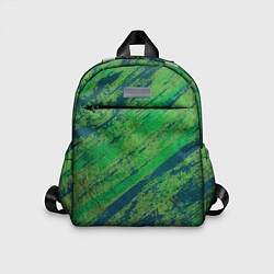 Детский рюкзак Абстракция - green paint strokes