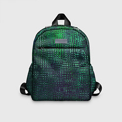 Детский рюкзак Текстурный тёмный сине-зелёный