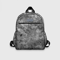 Детский рюкзак Абстракция - black scratches on gray background, цвет: 3D-принт