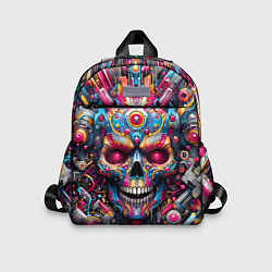 Детский рюкзак Art cyber skull - ai art fantasy