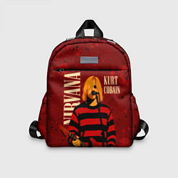 Детский рюкзак Нирвана, гранж из 90-х, цвет: 3D-принт