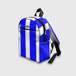 Детский рюкзак Color white blue line, цвет: 3D-принт — фото 2