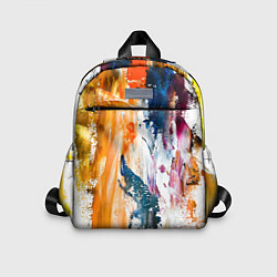 Детский рюкзак Разноцветные мазки кисти на палитре художника