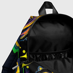 Детский рюкзак Разводы и переливы разноцветной краски, цвет: 3D-принт — фото 2
