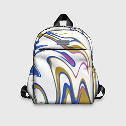 Детский рюкзак Цветные вихри, цвет: 3D-принт