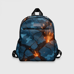 Детский рюкзак Разлом камуфляжный плит, цвет: 3D-принт