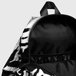 Детский рюкзак Doom black crow logo, цвет: 3D-принт — фото 2
