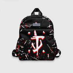Детский рюкзак Doom краски штрихи, цвет: 3D-принт