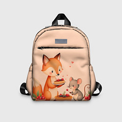 Детский рюкзак Пироги с лисой, цвет: 3D-принт
