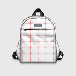 Детский рюкзак Color white red crosses, цвет: 3D-принт