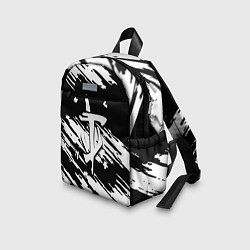 Детский рюкзак Doom краски полосы, цвет: 3D-принт — фото 2